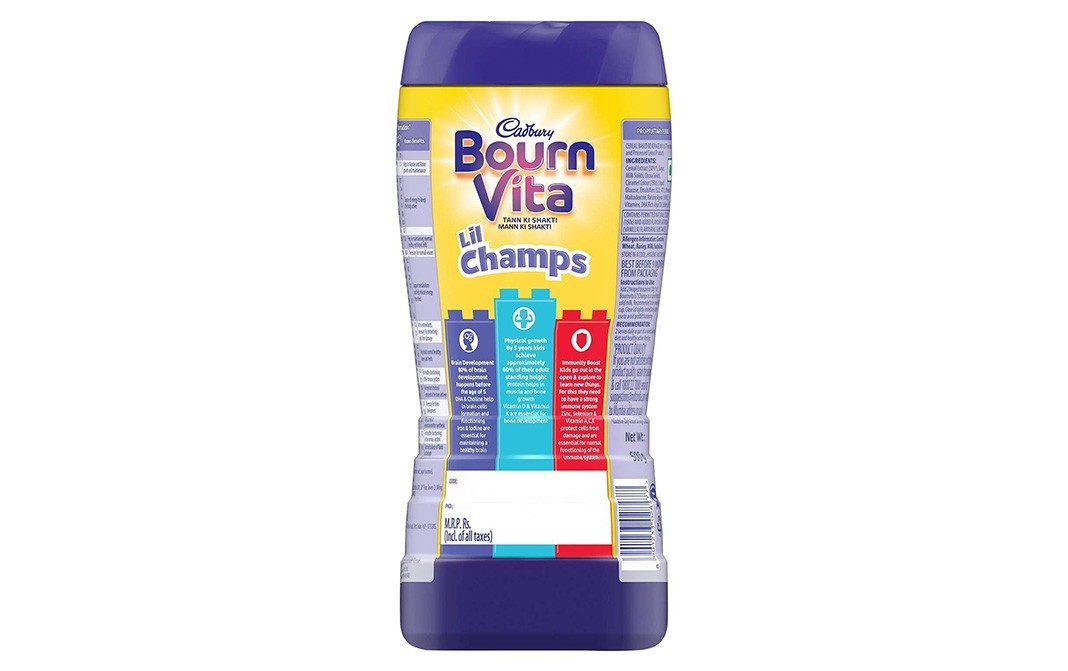 Cadbury Bournvita Lil Champs Health Drink   Plastic Jar  500 grams